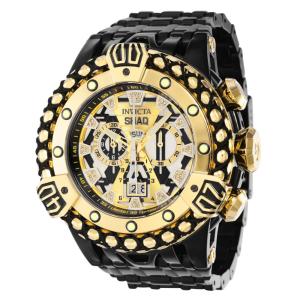 1 EDIO LIMITADA - SHAQ 0,18 quilates diamante suo Ronda 5050.C relgio masculino calibre - 55 mm. Preto 37595-N1