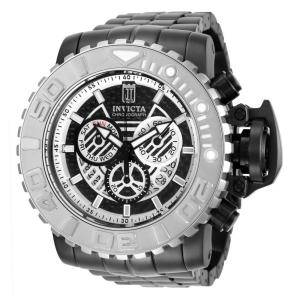 1 EDIO LIMITADA - Relgio masculino Jason Taylor Swiss Ronda Z60 calibre - 58 mm. Preto 33995-N1