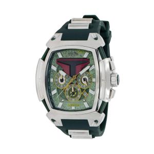 1 EDIO LIMITADA - Relgio masculino Star Wars Boba Fett - 53 mm. Ao. Verde 37436-N1