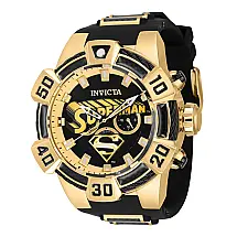 1 EDIO LIMITADA - Relgio masculino DC Comics Superman - 52 mm. Preto 41146-N1