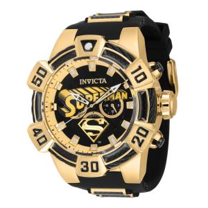 1 EDIO LIMITADA - Relgio masculino DC Comics Superman - 52 mm. Preto 41146-N1