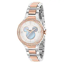 Relógio Feminino Invicta Disney Mickey Mouse Edição Limitada 36 mm Mostrador Madrepérola Aço Inox 3,6 cm