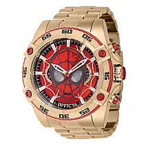 1 EDIO LIMITADA - Relgio masculino Marvel Spiderman - 52 mm. Ouro 41256-N1