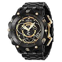 Relógio Masculino Reserve SHAQ 0,04 quilates com Diamantes, Invicta 37456 N1, Preto Edição Limitada