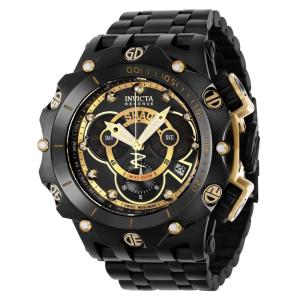 Relógio Masculino Reserve SHAQ 0,04 quilates com Diamantes, Invicta 37456 N1, Preto Edição Limitada