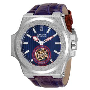 1 EDIO LIMITADA - Relgio mecnico masculino Reserva Jason Taylor - 58 mm. Azul. Vermelho. Roxo 32756-N1