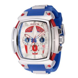 1 EDIO LIMITADA - Relgio masculino Marvel Capito Amrica - 53 mm. Ao. Azul 38366-N1