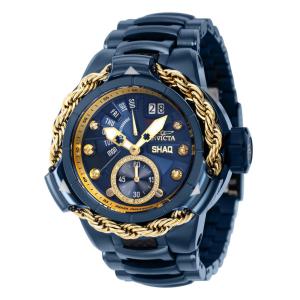 1 EDIÇÃO LIMITADA Invicta SHAQ 0,18 Carat Diamond Relógio Masculino 51,, Preto, Azul Escuro 37766 N1