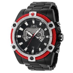 1 EDIO LIMITADA - Relgio masculino Star Wars Kylo Ren - 52 mm. Preto 40086-N1