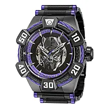 1 EDIO LIMITADA - Relgio Masculino Marvel Black Panther Automtico - 52mm. Metal de bronze. Preto 40986-N1