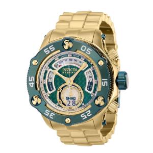 1 EDIÇÃO LIMITADA Invicta Reserve SHAQ 0,27 Carat Diamond Relógio Masculino com Mostrador Madrepérola 52mm, Ouro 37496 N1