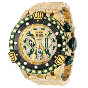 1 EDIO LIMITADA SHAQ Reserve 0,18 quilates de diamante relgio masculino 55 mm. Ouro 37596 N1