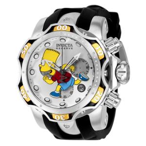 1 EDIO LIMITADA - Relgio masculino Reserve Simpsons Swiss Ronda Z60 calibre - 52,5 mm. Ao. Preto 39017-N1