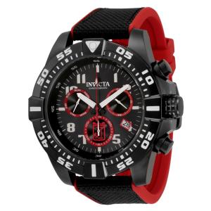 1 EDIO LIMITADA - Relgio masculino Jason Taylor Swiss Ronda Z60 calibre - 51 mm. Preto. Vermelho 33217-N1