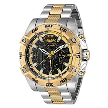 1 EDIO LIMITADA - Relgio masculino DC Comics Batman - 52 mm. Ao. Ouro 41227-N1