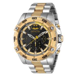 1 EDIO LIMITADA - Relgio masculino DC Comics Batman - 52 mm. Ao. Ouro 41227-N1