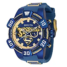 1 EDIO LIMITADA - Relgio masculino DC Comics Superman - 52 mm. Azul 41147-N1