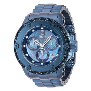 Relógio Masculino Jason Taylor com Mostrador Madrepérola, Invicta 37447 N1, Azul Escuro Edição Limitada
