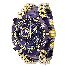 1 EDIO LIMITADA - Relgio masculino de calibre Reserve Gladiator Swiss Ronda Z60 - 55,25 mm. Ouro. Roxo 38357-N1