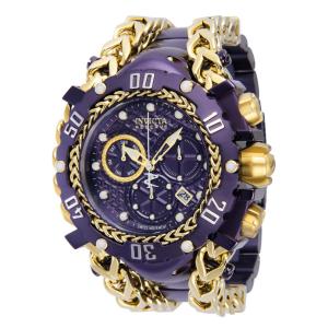 1 EDIO LIMITADA - Relgio masculino de calibre Reserve Gladiator Swiss Ronda Z60 - 55,25 mm. Ouro. Roxo 38357-N1