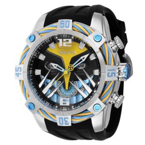 1 EDIO LIMITADA - Relgio masculino Marvel X-men Wolverine - 52 mm. Preto 37377-N1