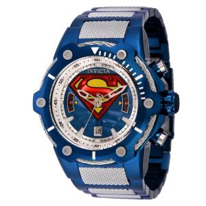 1 EDIO LIMITADA - Relgio masculino DC Comics Superman - 53 mm. Ao. Azul 41187-N1
