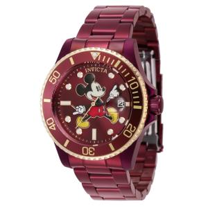 1 EDIO LIMITADA - Relgio masculino Disney Limited Edition Mickey Mouse - 40 mm. Vermelho 41197-N1
