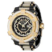 1 EDIÇÃO LIMITADA Invicta Reserve SHAQ 0,27 Carat Diamond Relógio Masculino 53mm, Preto, Dourado, Branco 37497 N1