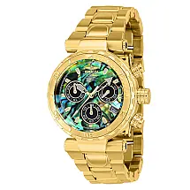 1 EDIO LIMITADA - Relgio feminino Subaqua Swiss Ronda 5030.D calibre com mostrador Abalone - 38 mm. Ouro 40597-N1