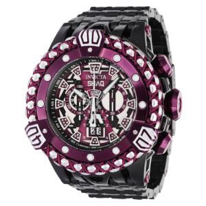 1 EDIO LIMITADA - SHAQ 0,18 quilates diamante suo Ronda 5050.C relgio masculino calibre - 55 mm. Preto 37597-N1