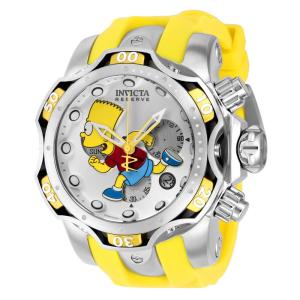 1 EDIO LIMITADA - Relgio masculino Reserve Simpsons Swiss Ronda Z60 calibre - 52,5 mm. Ao. Amarelo 39018-N1