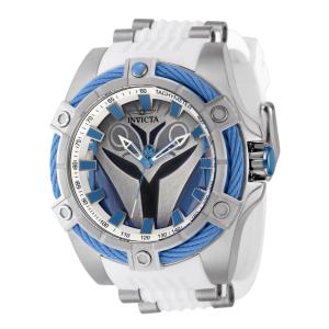 1 EDIO LIMITADA - Relgio masculino Star Wars Bo Katan - 52 mm. Azul. Branco 41318-N1