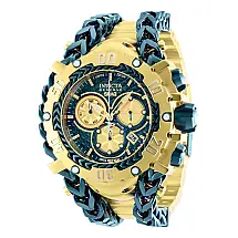 Relógio Masculino Reserve SHAQ 0,12 quilates com Diamante, Invicta 36918 N1, Dourado e Verde Edição Limitada