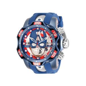 1 EDIÇÃO LIMITADA Invicta Marvel Capitão América Relógio Masculino 52,, Aço, Azul 30628 N1