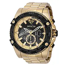 1 EDIO LIMITADA - Relgio masculino DC Comics Superman - 52 mm. Ouro 41238-N1
