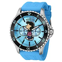 1 EDIO LIMITADA Coleo de Personagens Snoopy Relgio Masculino 48mm. Azul 38648 N1