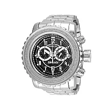 1 EDIÇÃO LIMITADA Invicta SHAQ 1.01 Carat Diamond Relógio Masculino 58mm, Aço 33758 N1