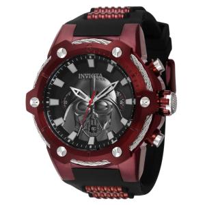 1 EDIO LIMITADA - Relgio masculino Star Wars Darth Vader - 53 mm. Preto. Vermelho 41168-N1