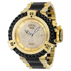 1 EDIO LIMITADA - Relgio masculino SHAQ Reserve 2,32 quilates diamante automtico - 54 mm. Ouro. Preto 37488-N1