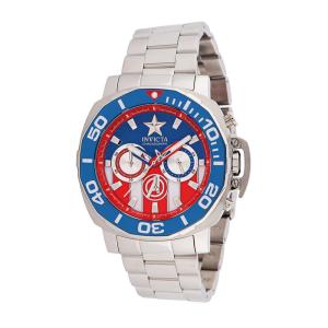 1 EDIO LIMITADA - Relgio Masculino Marvel Capito Amrica - 48mm. Ao 35098-N1