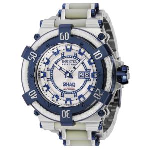 1 EDIÇÃO LIMITADA Invicta Reserve SHAQ 0,27 Carat Diamond Relógio Masculino 53mm, Aço, Azul Escuro, Branco 37498 N1
