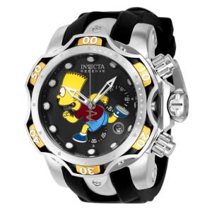 1 EDIO LIMITADA - Relgio masculino Reserve Simpsons Swiss Ronda Z60 calibre - 52,5 mm. Ao. Preto 39019-N1