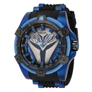 1 EDIO LIMITADA - Relgio Masculino Star Wars Bo Katan - 52mm. Preto. Azul 41319-N1