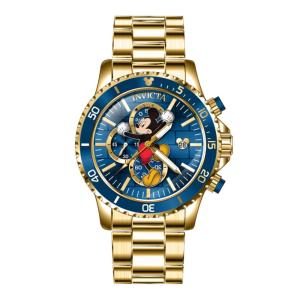 1 EDIO LIMITADA - Relgio masculino Disney Limited Edition Mickey Mouse - 48 mm. Ouro 39519-N1