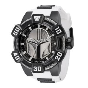 1 EDIO LIMITADA - Relgio masculino Star Wars Mandalorian Automtico - 52 mm. Branco. Preto 40619-N1