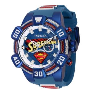 1 EDIO LIMITADA - DC Comics Superman Relgio Masculino - 52mm. Azul. Vermelho 41139-N1