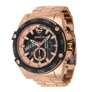 1 EDIO LIMITADA - Relgio masculino DC Comics Superman - 52 mm. Ouro Rosa 41239-N1