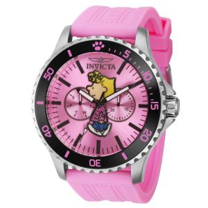 1 EDIO LIMITADA Relgio Masculino Coleo de Personagens 48mm. Rosa 38649-N1