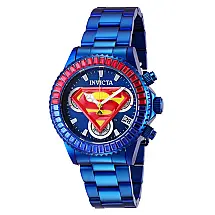 1 EDIO LIMITADA - DC Comics Superman Swiss Ronda Z60 Calibre Relgio Feminino - 40mm. Azul 41269-N1