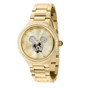 1 EDIO LIMITADA - Relgio feminino Disney Limited Edition Mickey Mouse - 36 mm. Ouro 38669-N1